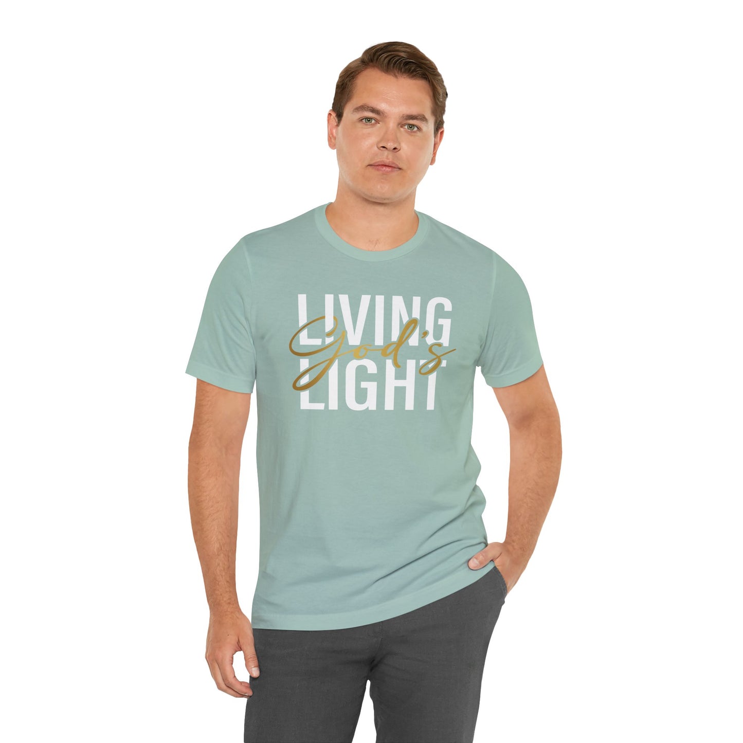 Living God's Light Script Unisex T-Shirt