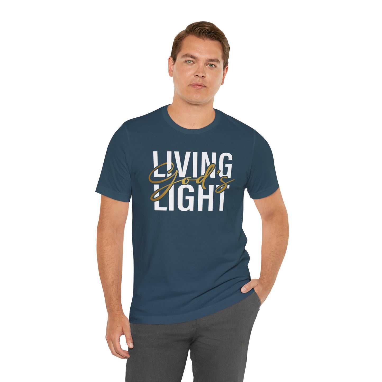 Living God's Light Script Unisex T-Shirt