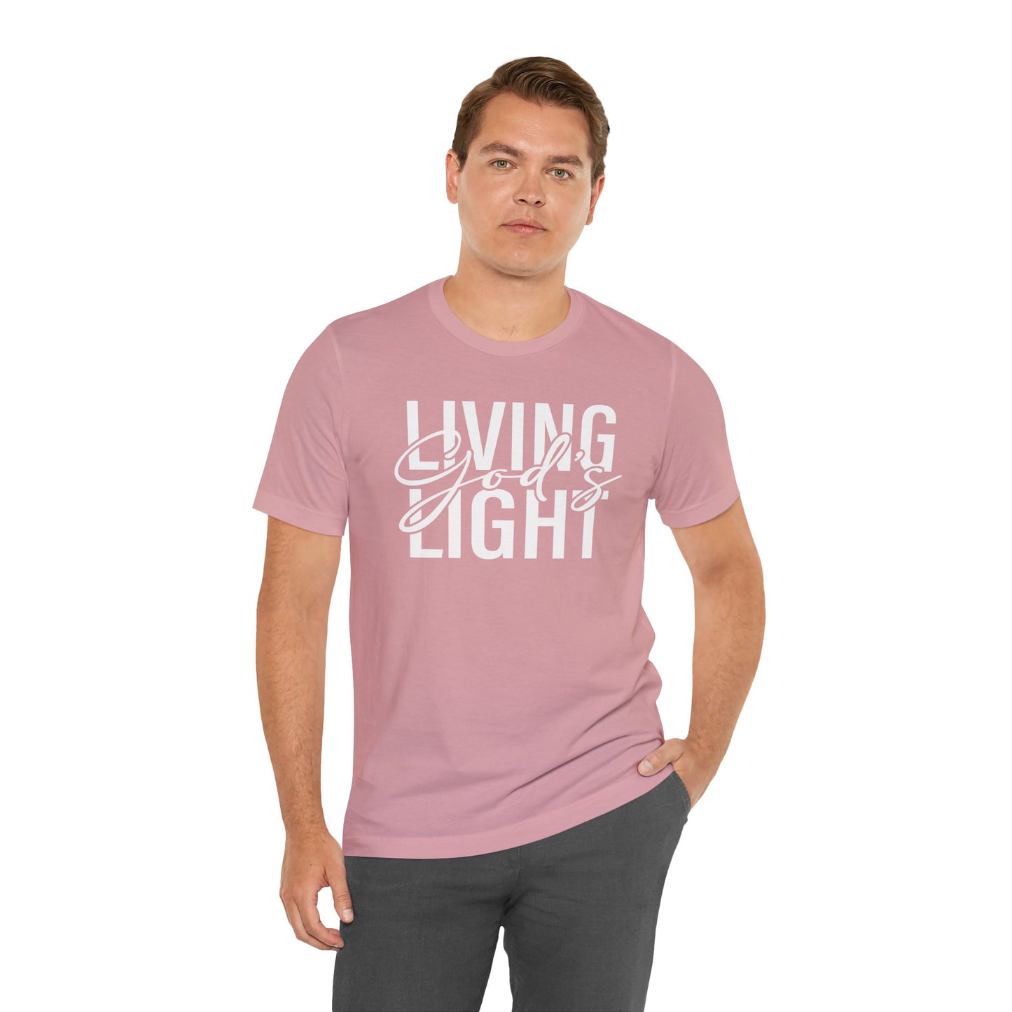 Living God's Light Script Unisex T-Shirt