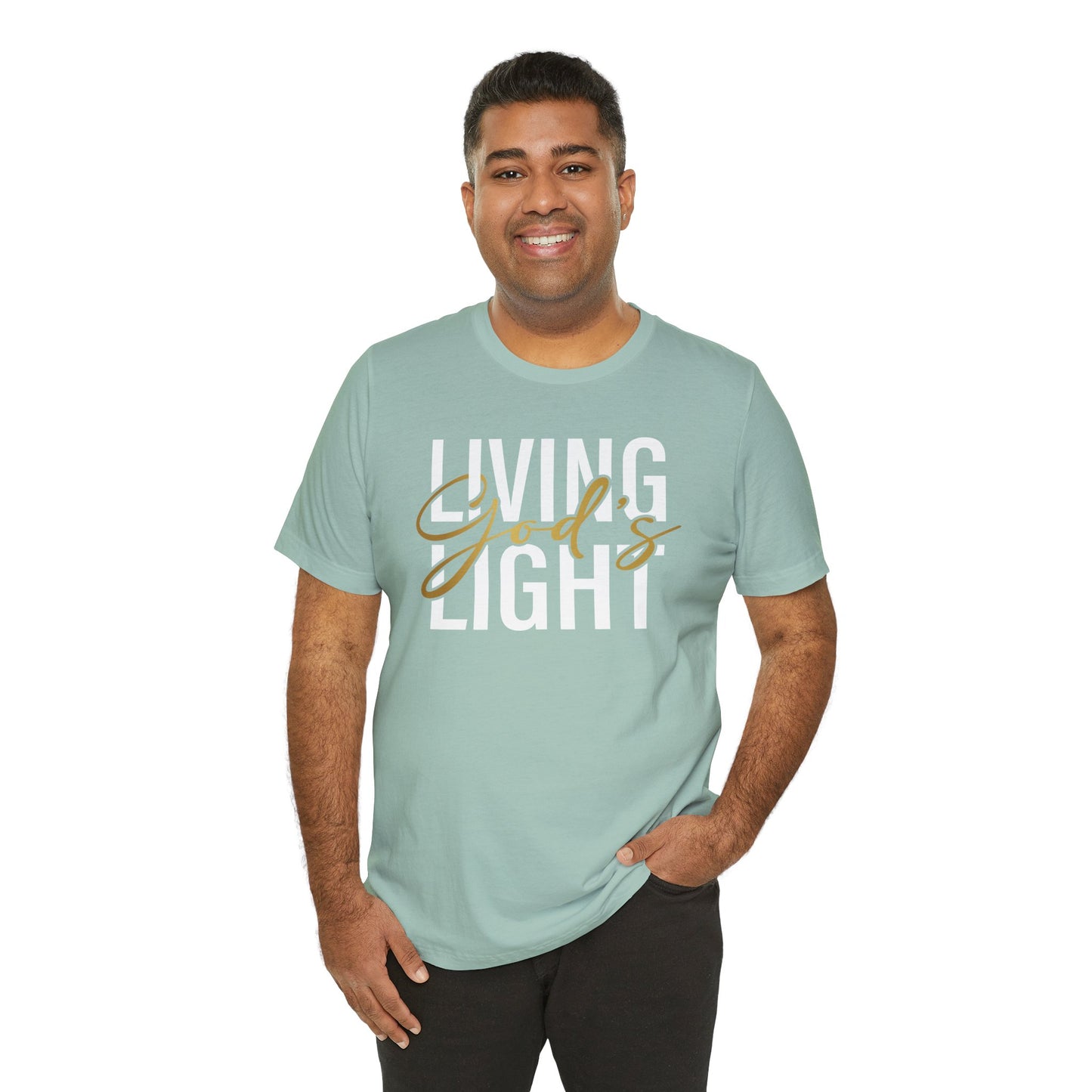 Living God's Light Script Unisex T-Shirt