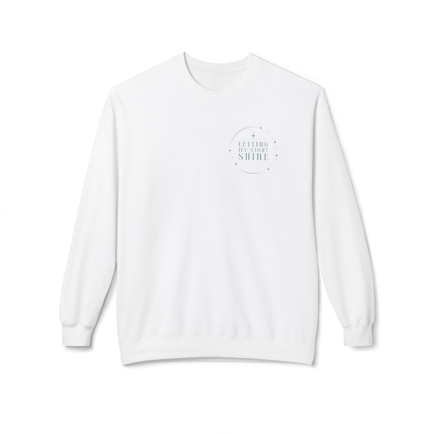 Let Your Light Shine Unisex Midweight Fleece Crewneck Sweatshirt