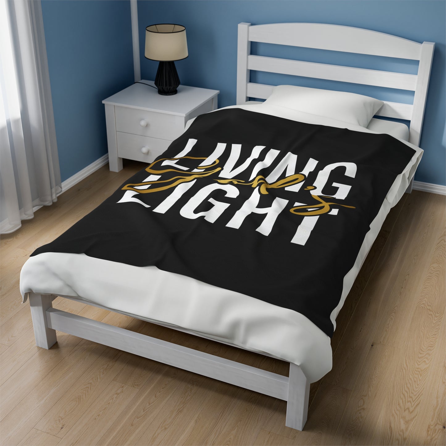 Living God's Light Plush Blanket