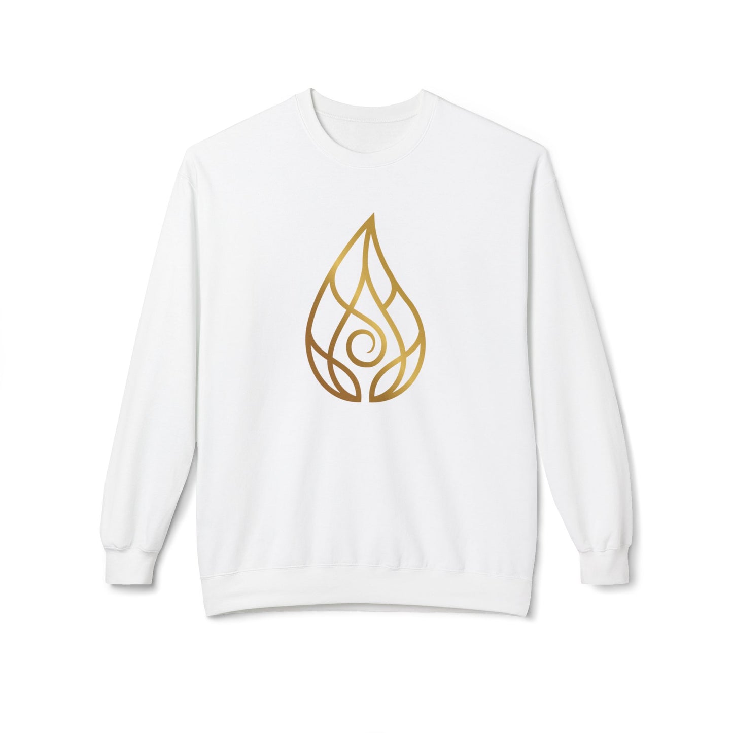 Living God's Light Icon Unisex Midweight Fleece Crewneck Sweatshirt