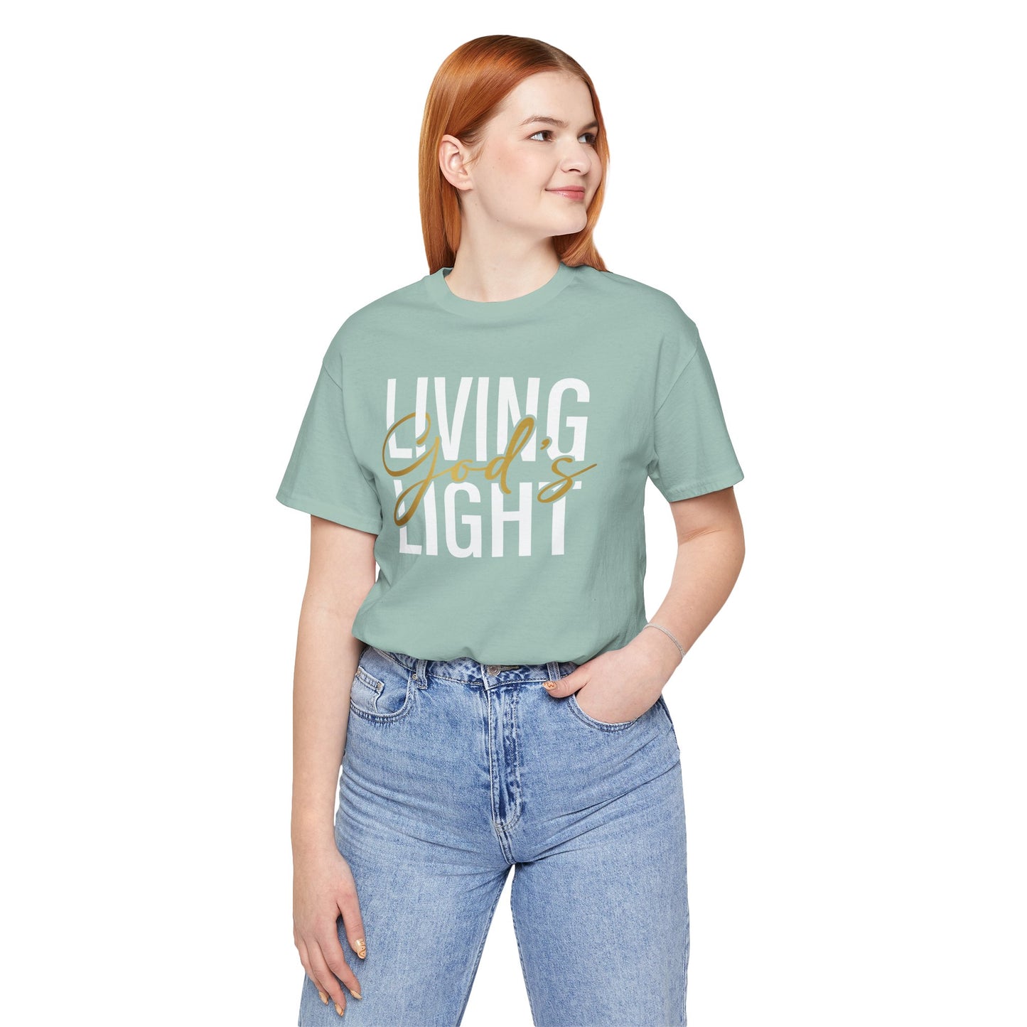 Living God's Light Script Unisex T-Shirt