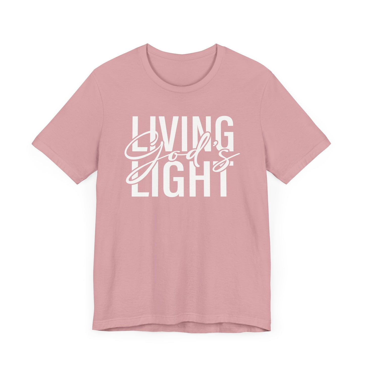 Living God's Light Script Unisex T-Shirt