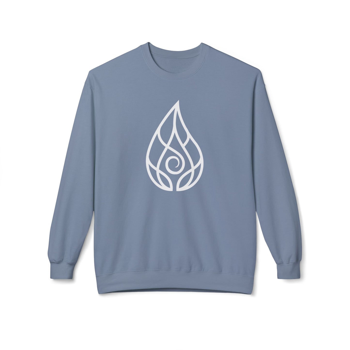 Living God's Light Icon Unisex Midweight Fleece Crewneck Sweatshirt