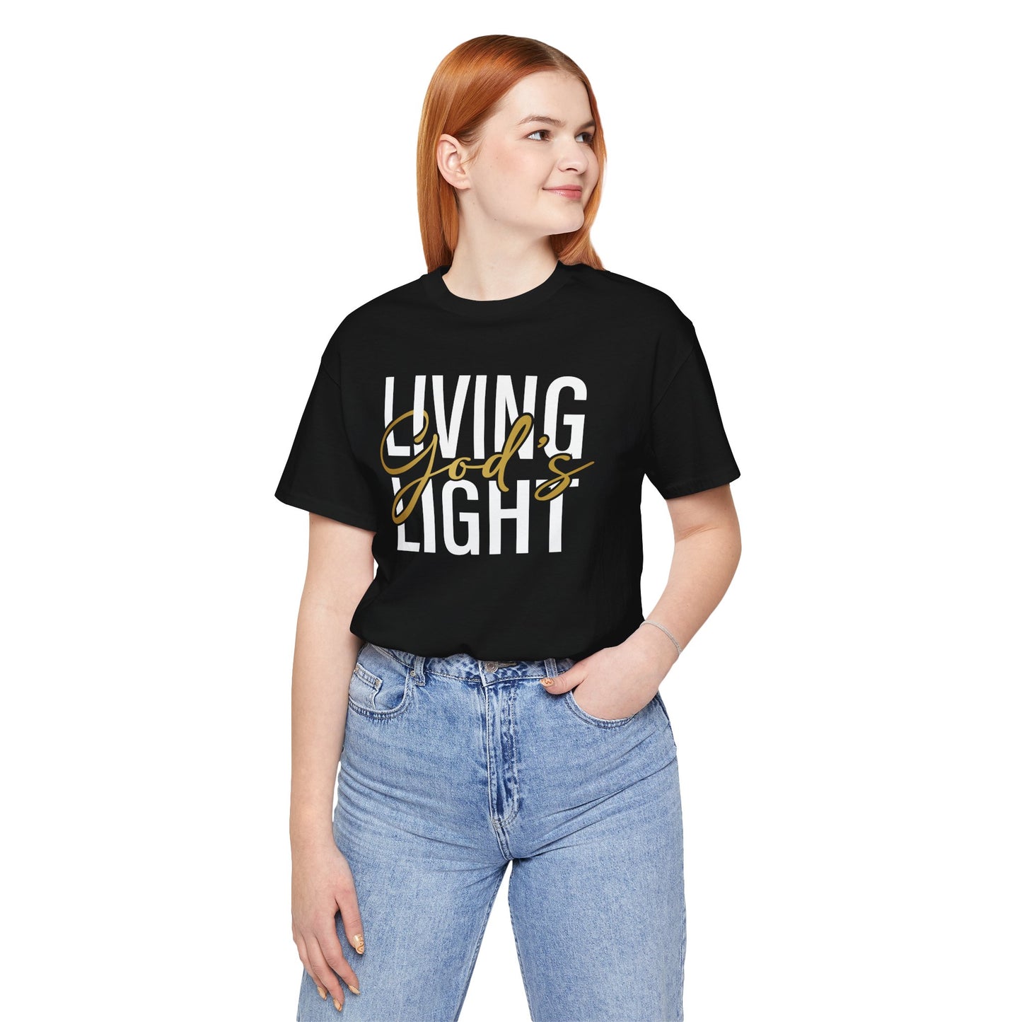 Living God's Light Script Unisex T-Shirt