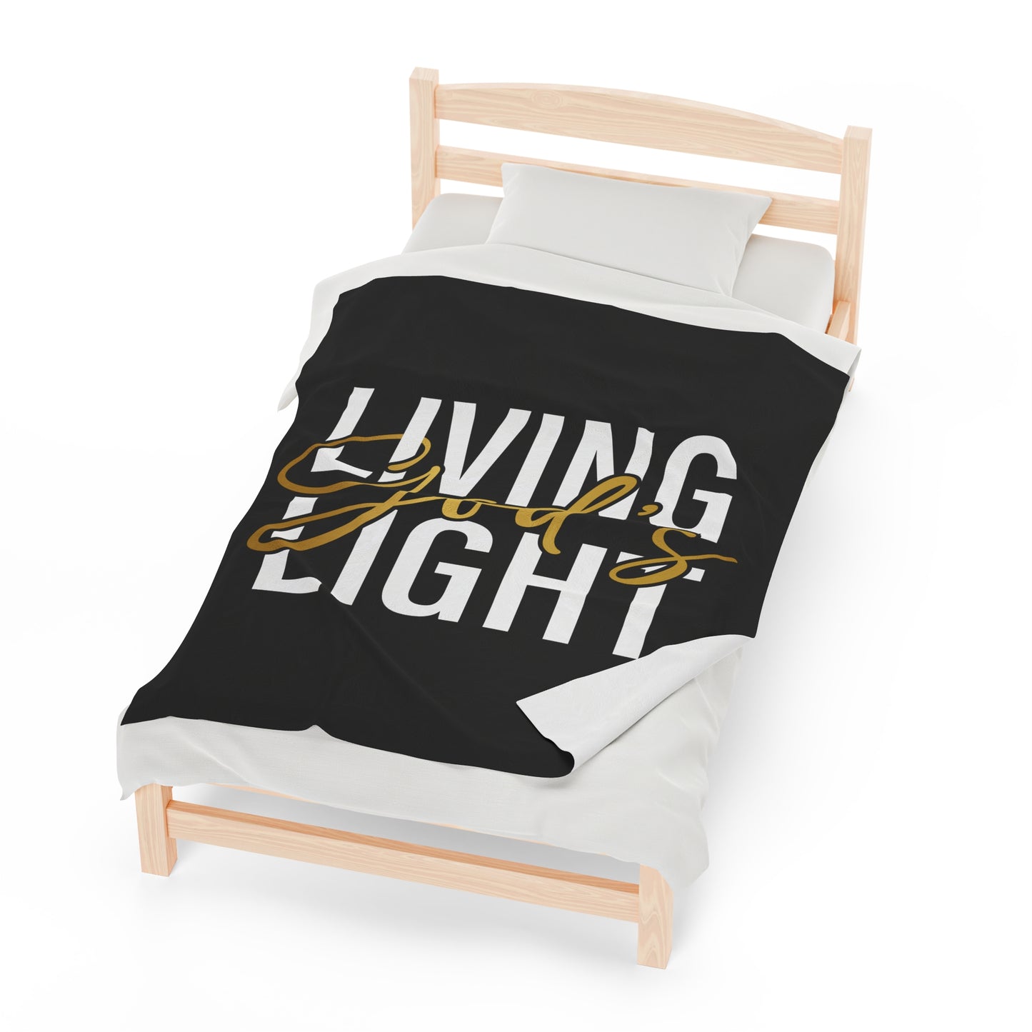 Living God's Light Plush Blanket