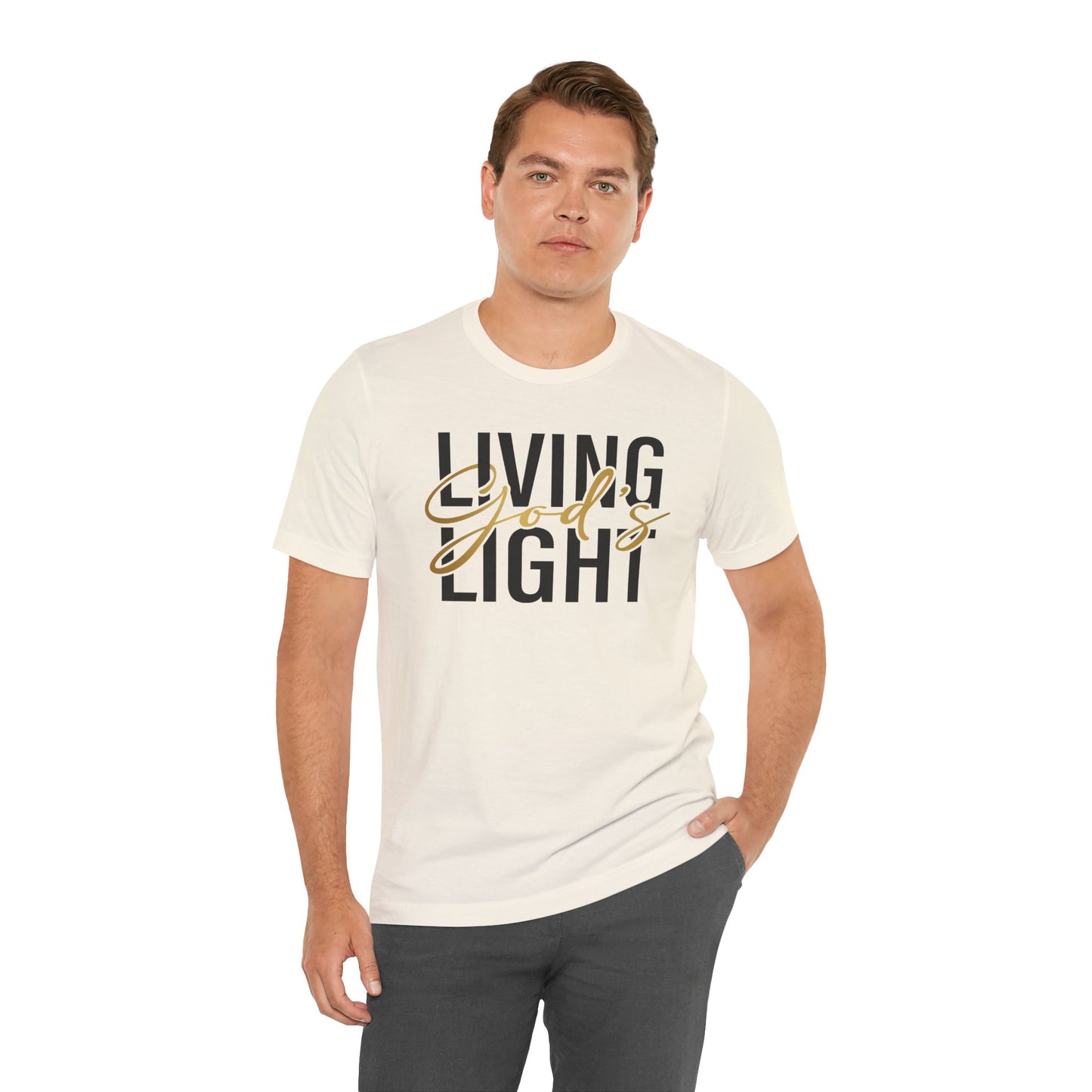 Living God's Light Script Unisex T-Shirt