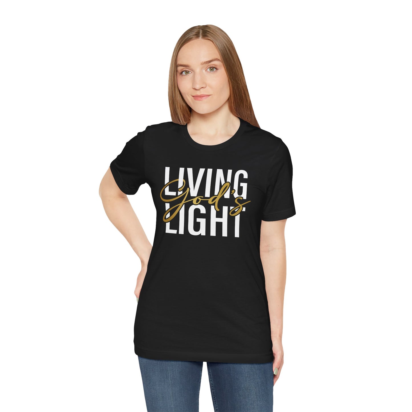 Living God's Light Script Unisex T-Shirt