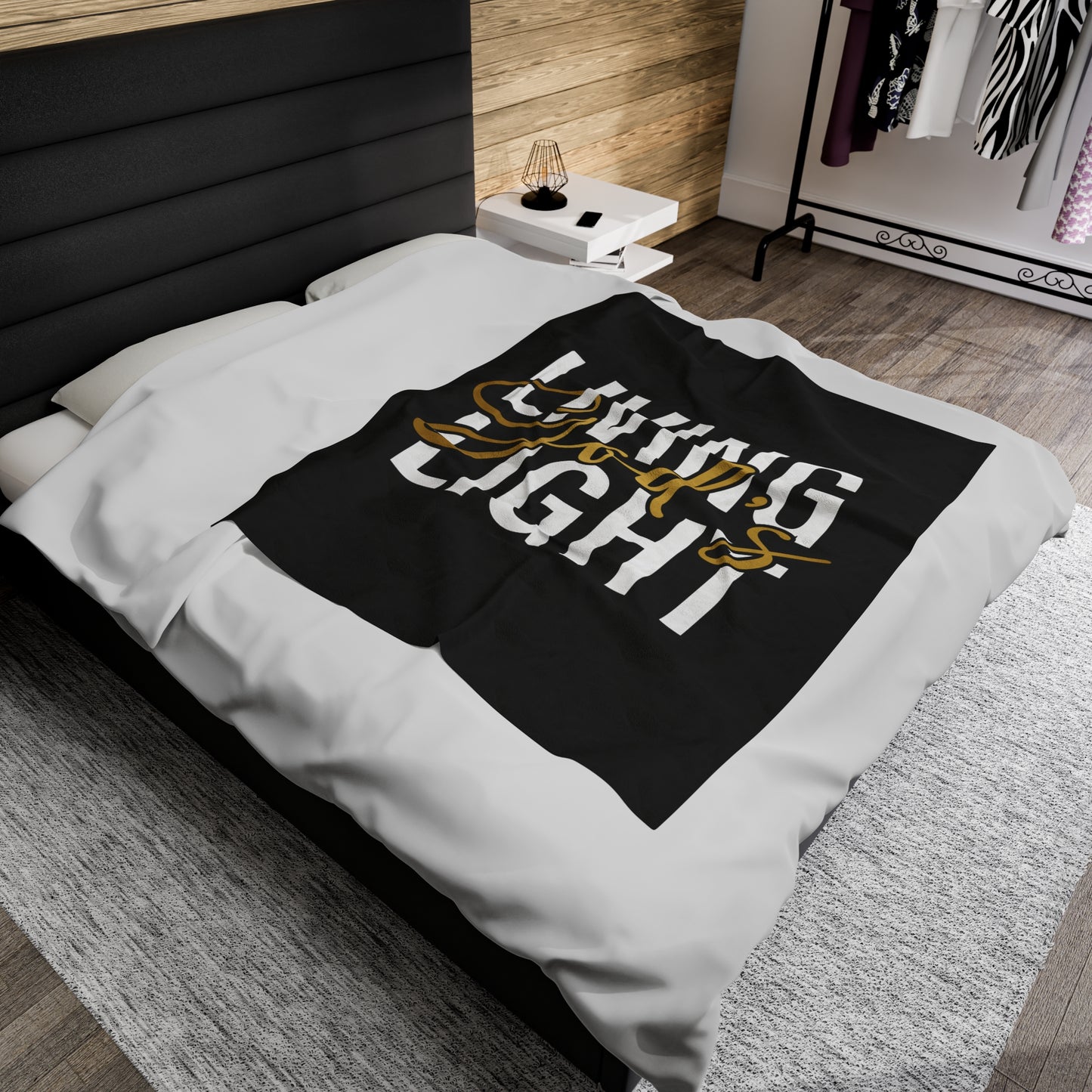 Living God's Light Plush Blanket