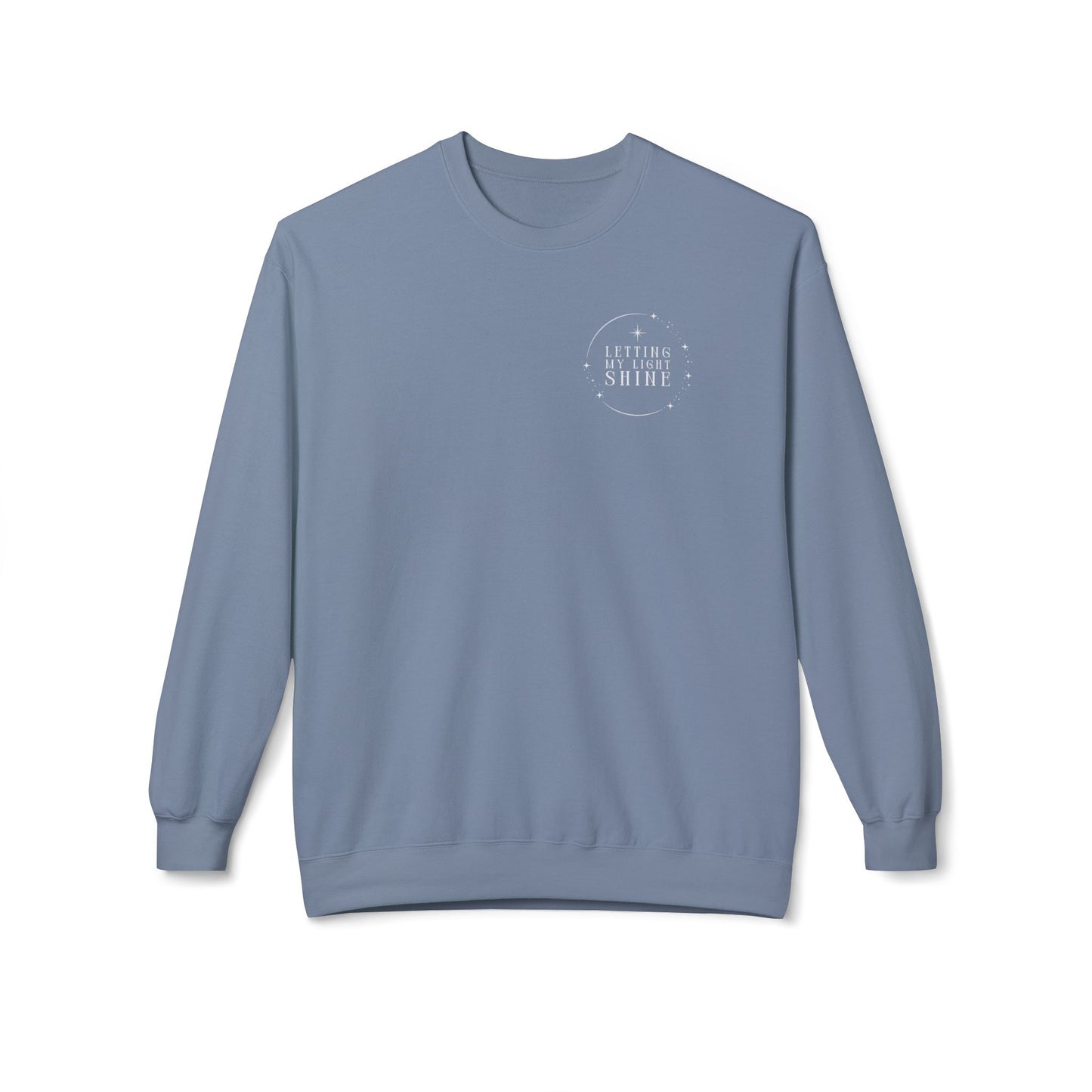 Let Your Light Shine Unisex Midweight Fleece Crewneck Sweatshirt