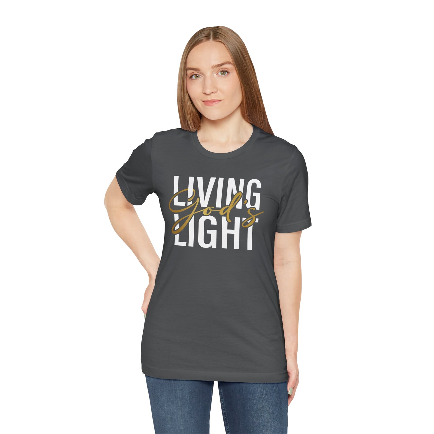 Living God's Light Script Unisex T-Shirt