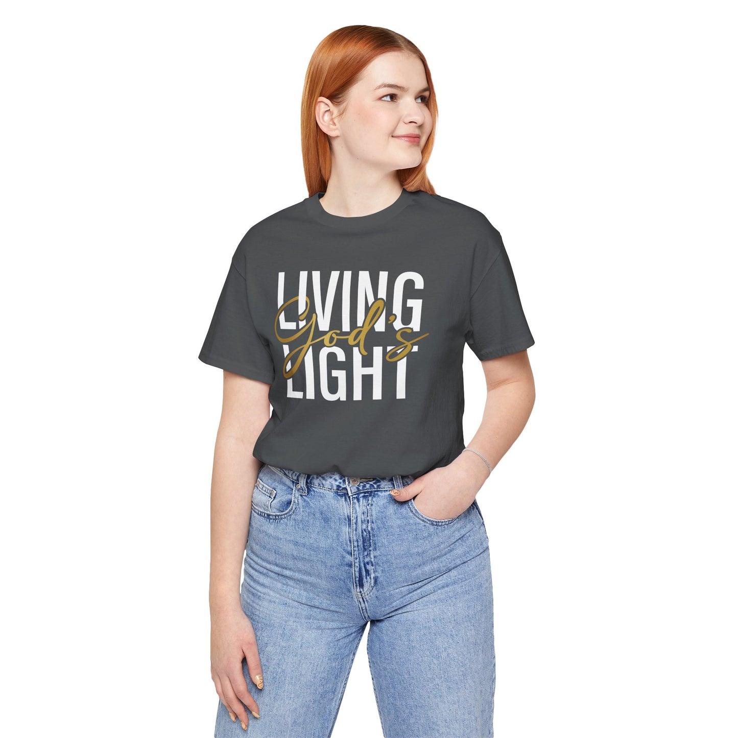 Living God's Light Script Unisex T-Shirt
