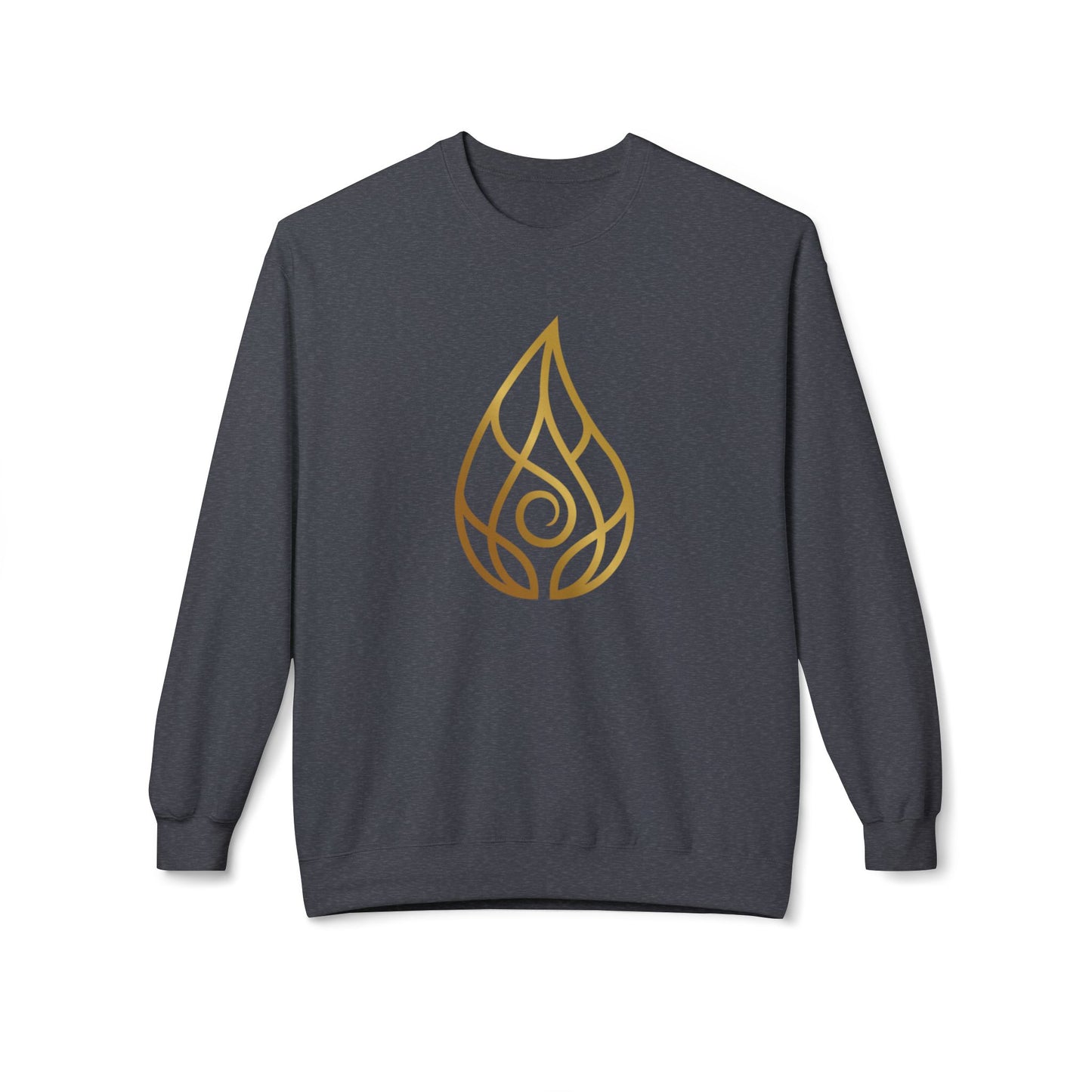 Living God's Light Icon Unisex Midweight Fleece Crewneck Sweatshirt