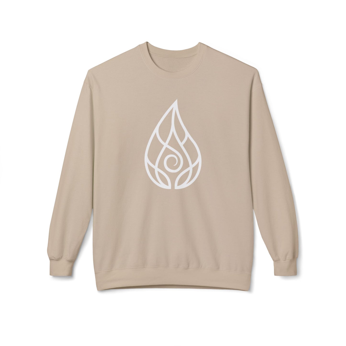 Living God's Light Icon Unisex Midweight Fleece Crewneck Sweatshirt