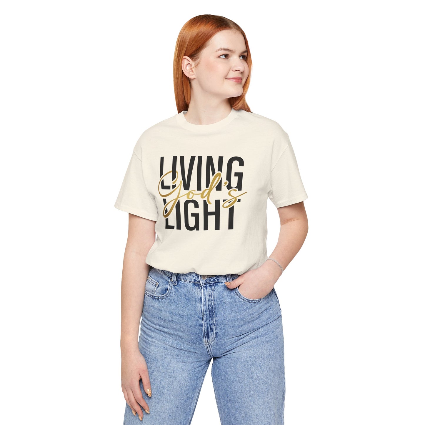 Living God's Light Script Unisex T-Shirt