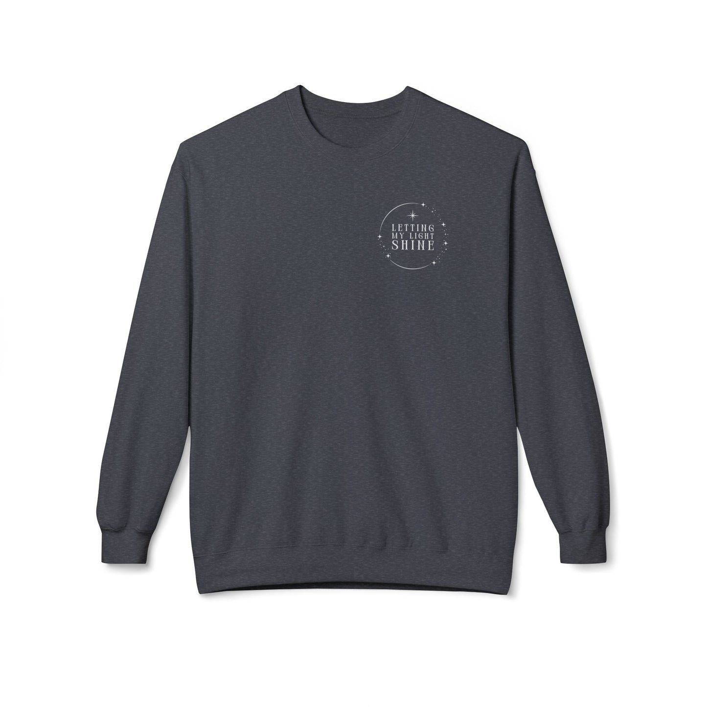 Let Your Light Shine Unisex Midweight Fleece Crewneck Sweatshirt