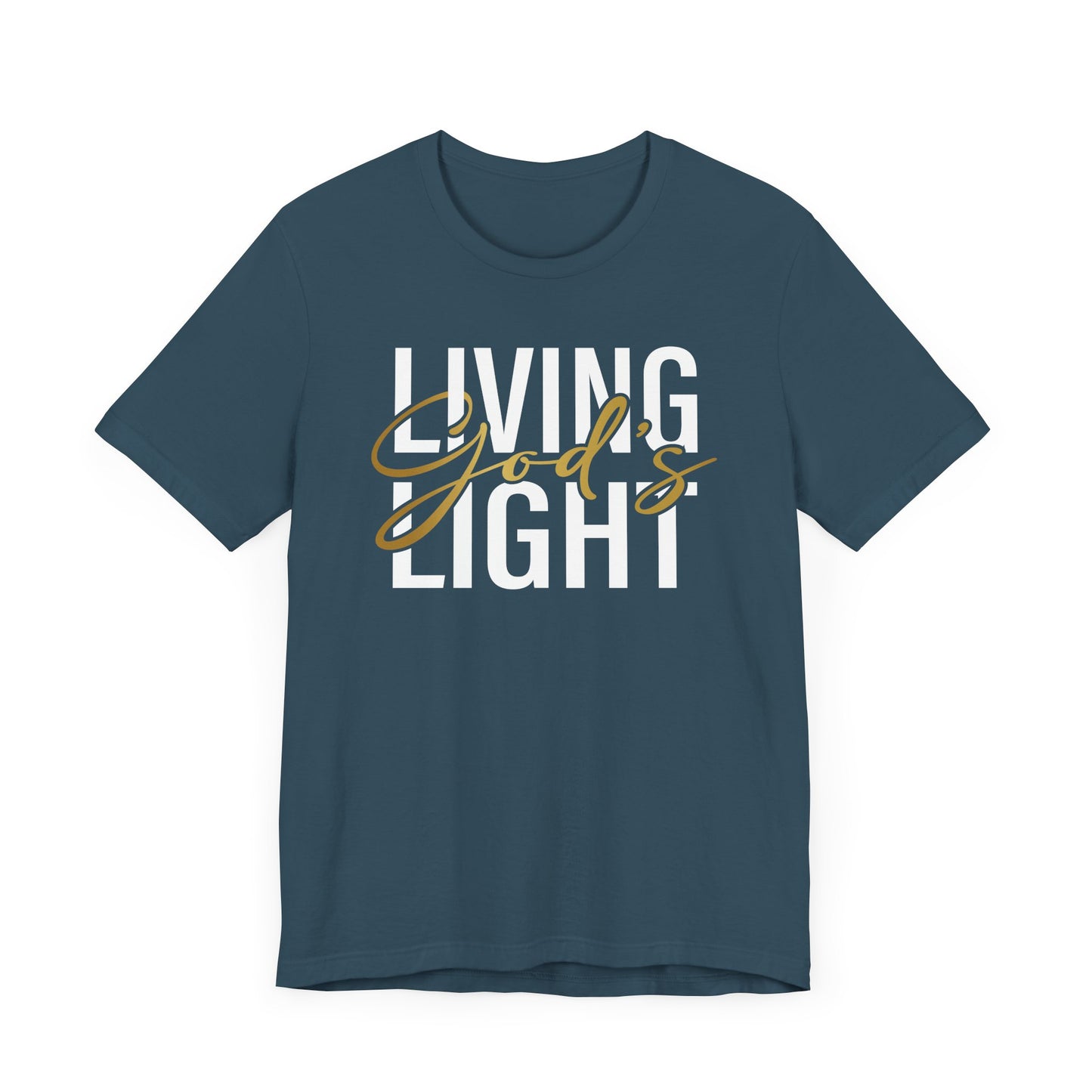 Living God's Light Script Unisex T-Shirt