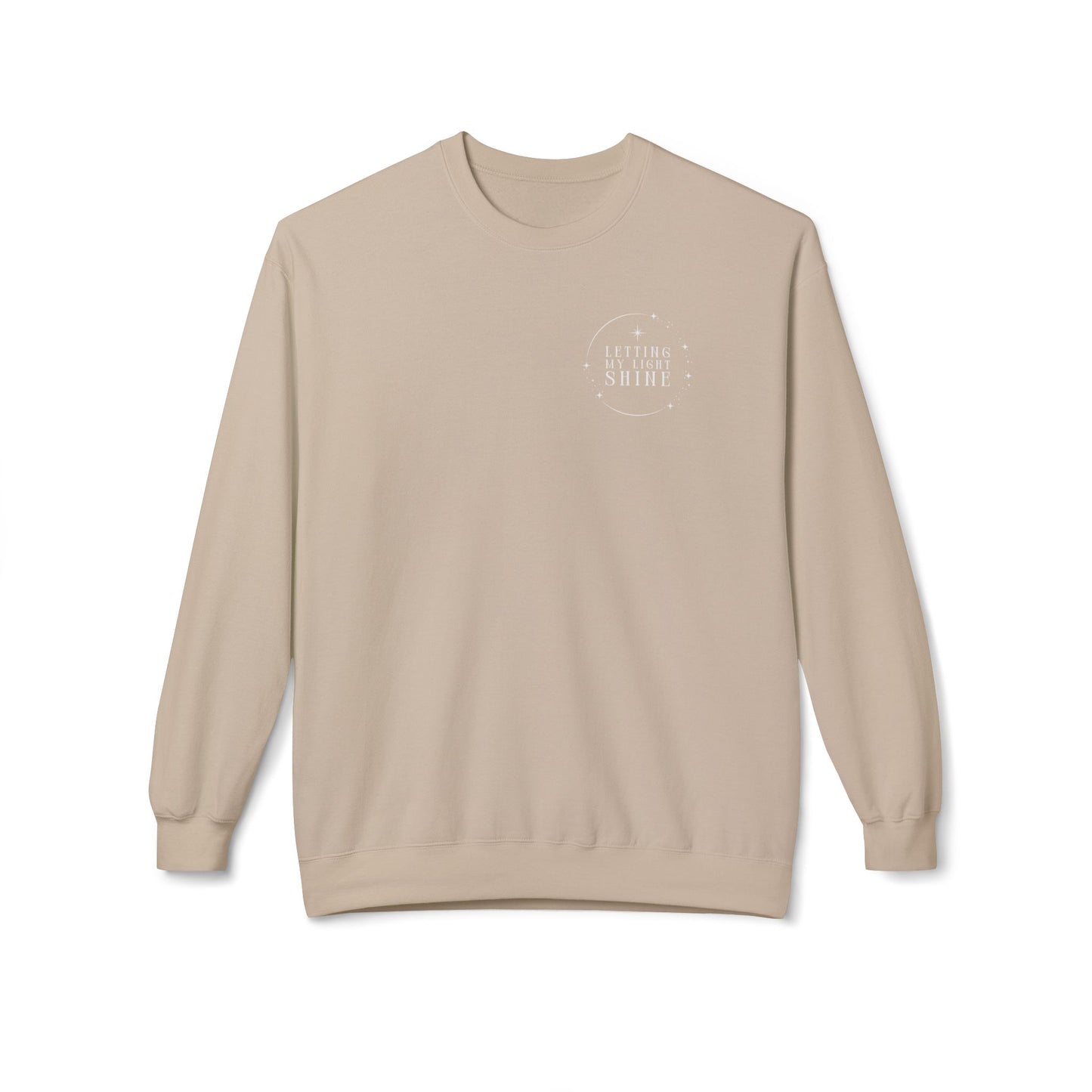 Let Your Light Shine Unisex Midweight Fleece Crewneck Sweatshirt